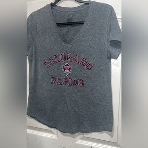 Colorado Rapids grey v-neck shirt #MLS #soccer